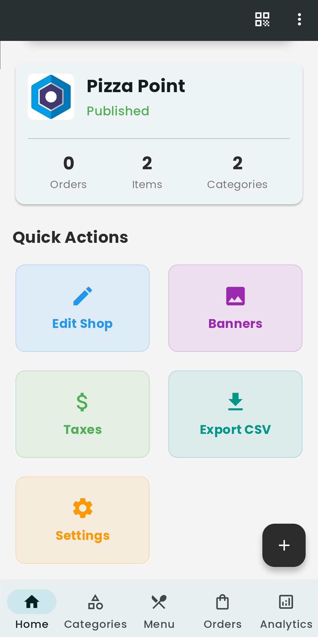 Dashboard Screenshot